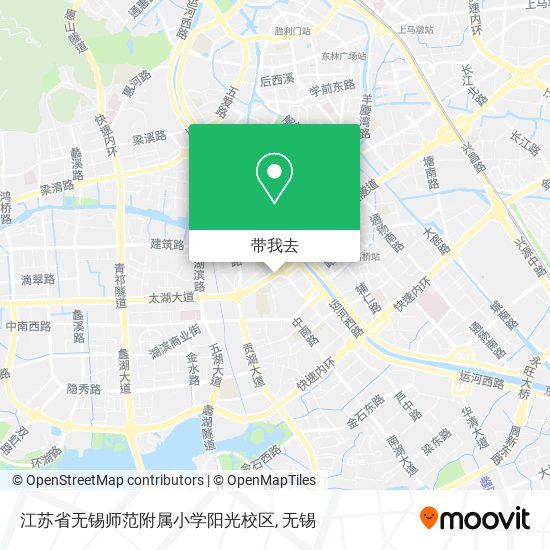 江苏省无锡师范附属小学阳光校区地图
