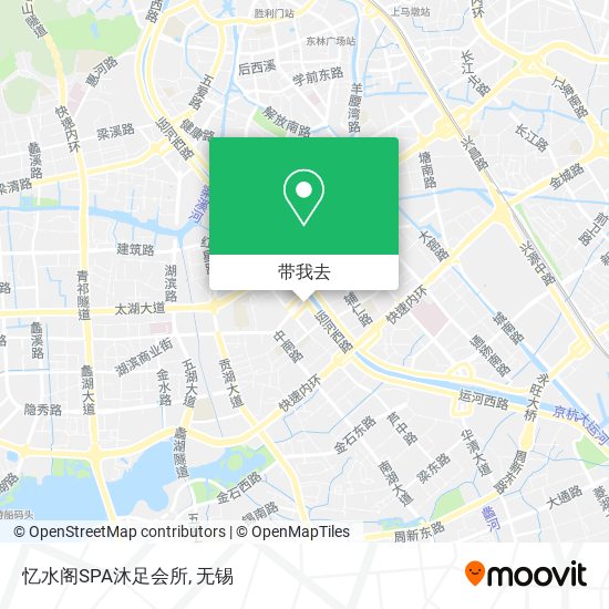 忆水阁SPA沐足会所地图