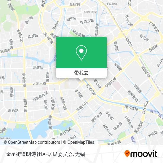 金星街道朗诗社区-居民委员会地图