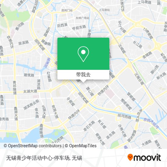 无锡青少年活动中心-停车场地图