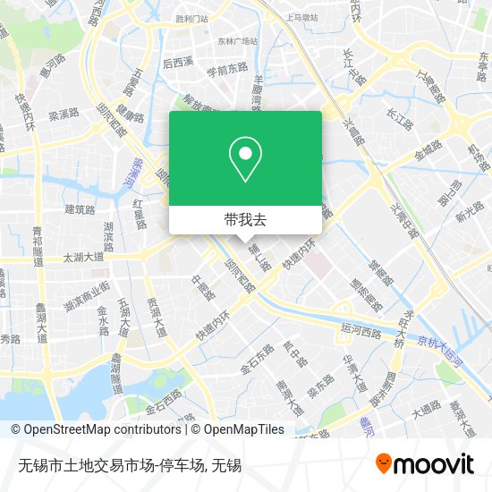 无锡市土地交易市场-停车场地图
