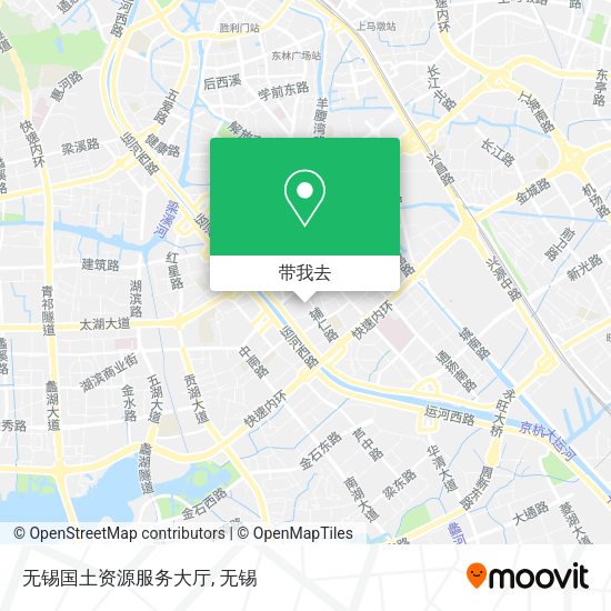 无锡国土资源服务大厅地图