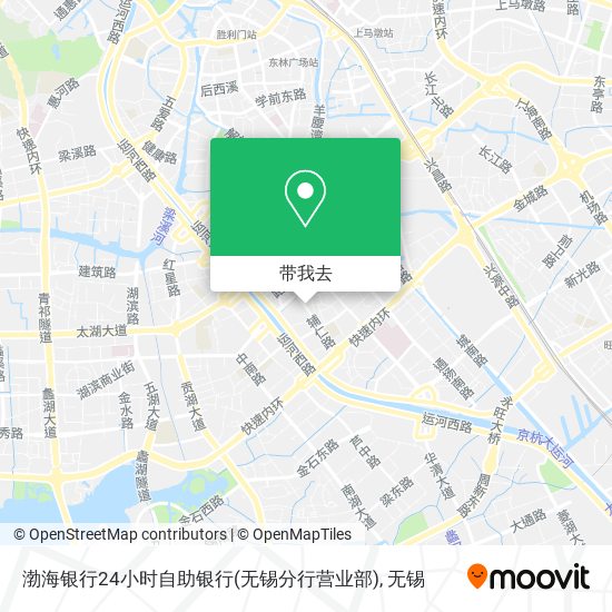 渤海银行24小时自助银行(无锡分行营业部)地图