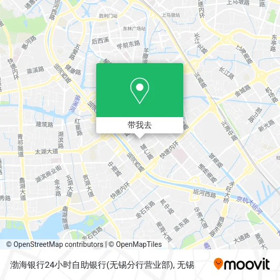 渤海银行24小时自助银行(无锡分行营业部)地图
