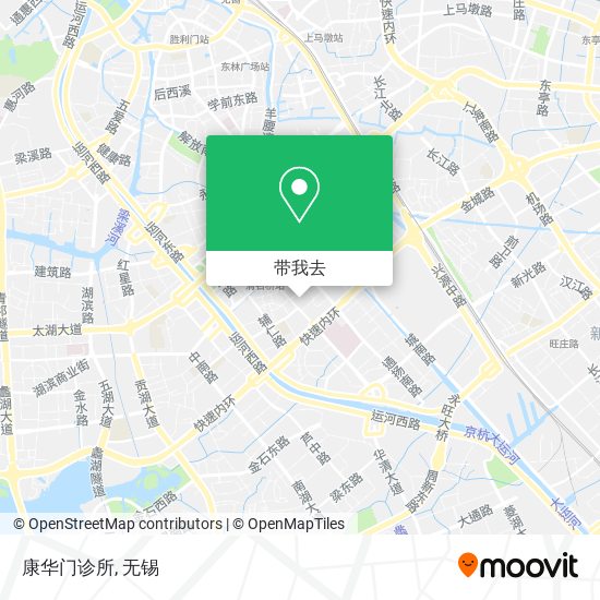 康华门诊所地图