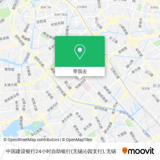 中国建设银行24小时自助银行(无锡沁园支行)地图