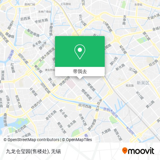 九龙仓玺园(售楼处)地图