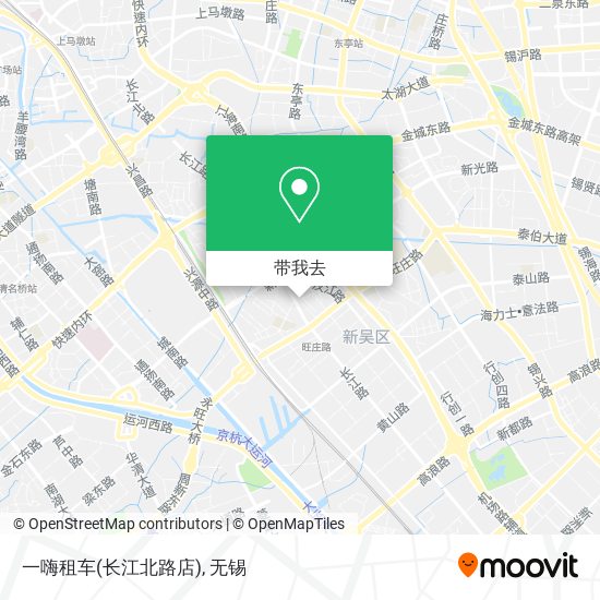 一嗨租车(长江北路店)地图