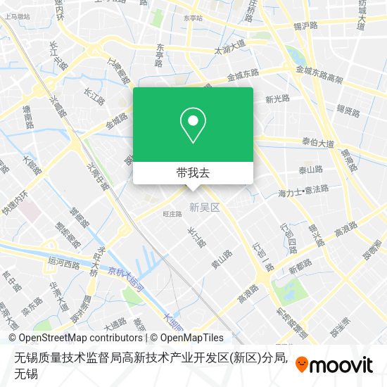 无锡质量技术监督局高新技术产业开发区(新区)分局地图
