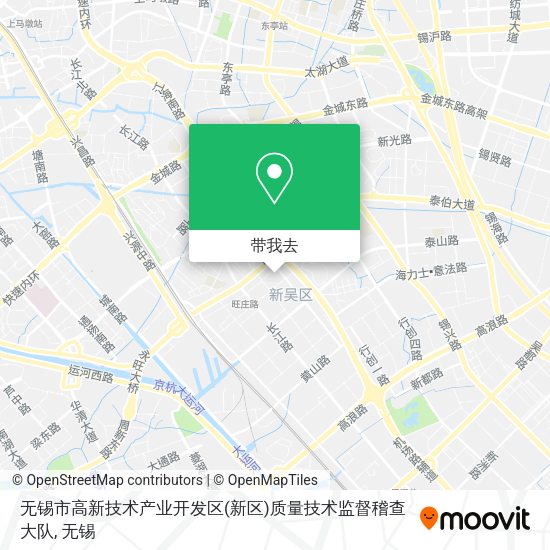 无锡市高新技术产业开发区(新区)质量技术监督稽查大队地图