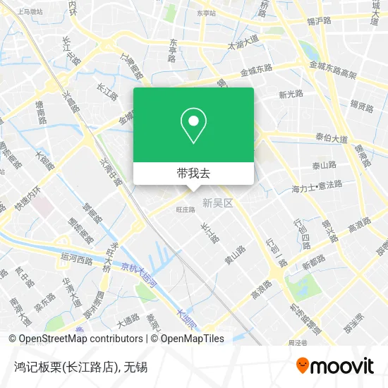 鸿记板栗(长江路店)地图