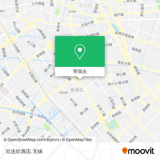 欣连欣酒店地图