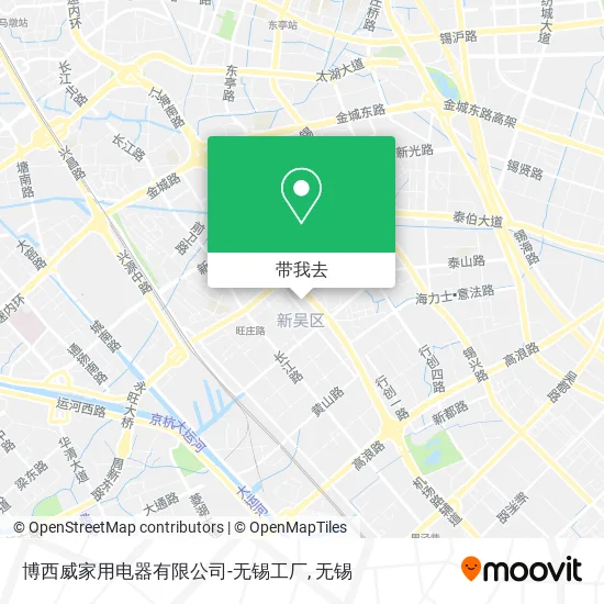博西威家用电器有限公司-无锡工厂地图