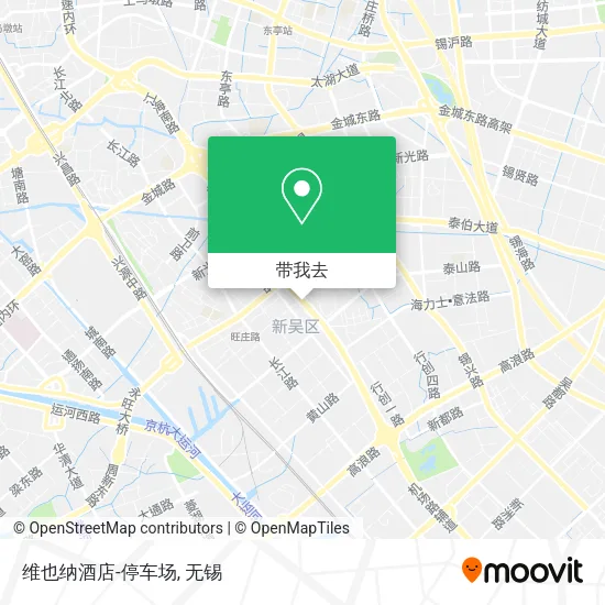 维也纳酒店-停车场地图