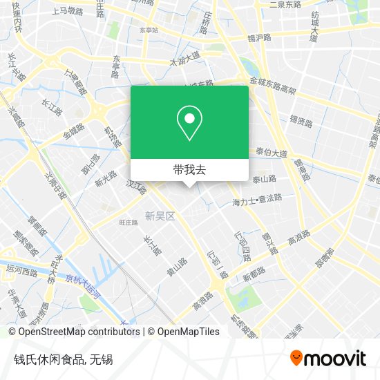钱氏休闲食品地图