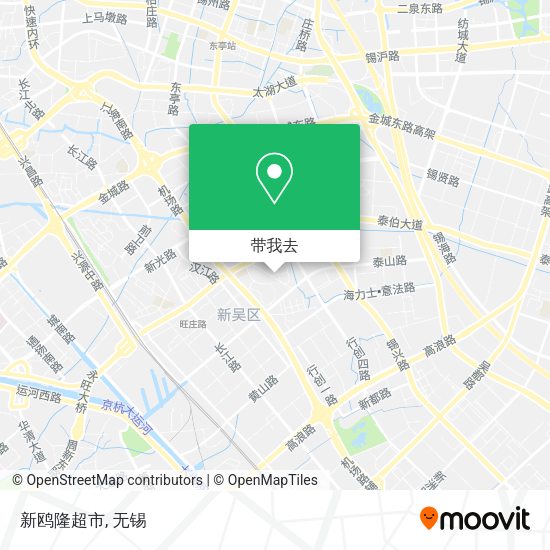 新鸥隆超市地图