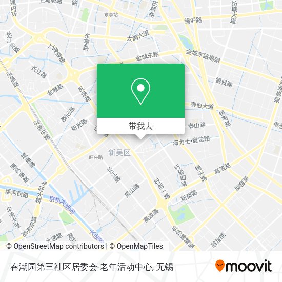 春潮园第三社区居委会-老年活动中心地图