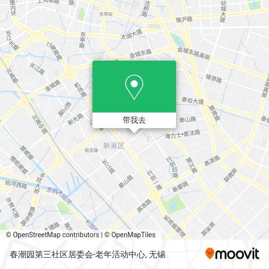 春潮园第三社区居委会-老年活动中心地图