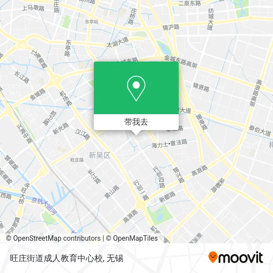 旺庄街道成人教育中心校地图