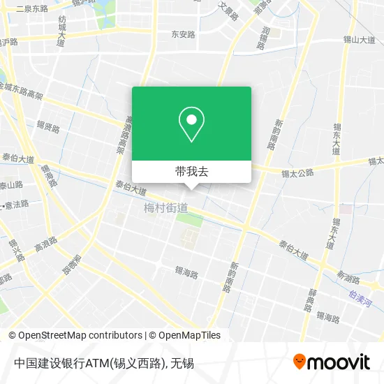 中国建设银行ATM(锡义西路)地图
