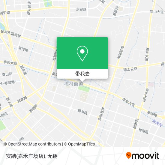 安踏(嘉禾广场店)地图