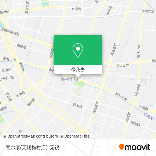 意尔康(无锡梅村店)地图