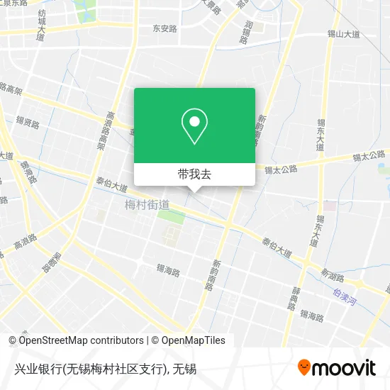 兴业银行(无锡梅村社区支行)地图