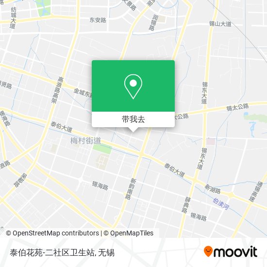 泰伯花苑-二社区卫生站地图