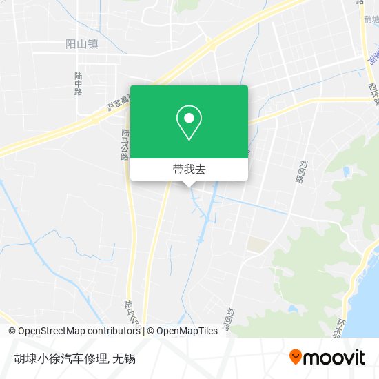 胡埭小徐汽车修理地图