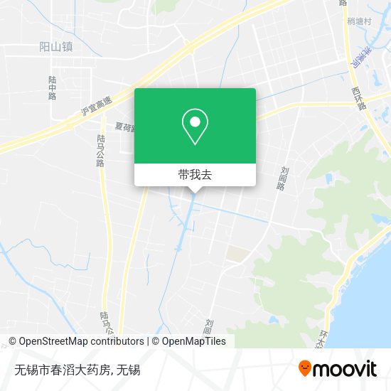 无锡市春滔大药房地图