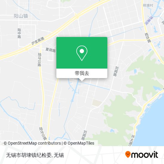无锡市胡埭镇纪检委地图