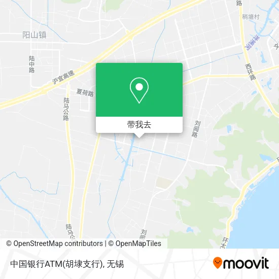 中国银行ATM(胡埭支行)地图