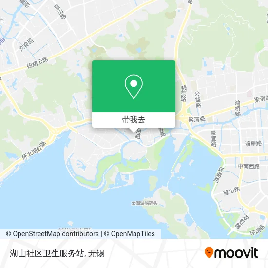 湖山社区卫生服务站地图