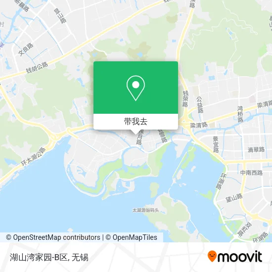 湖山湾家园-B区地图