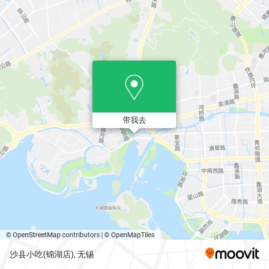 沙县小吃(锦湖店)地图