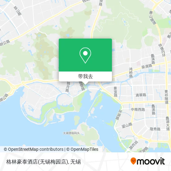 格林豪泰酒店(无锡梅园店)地图