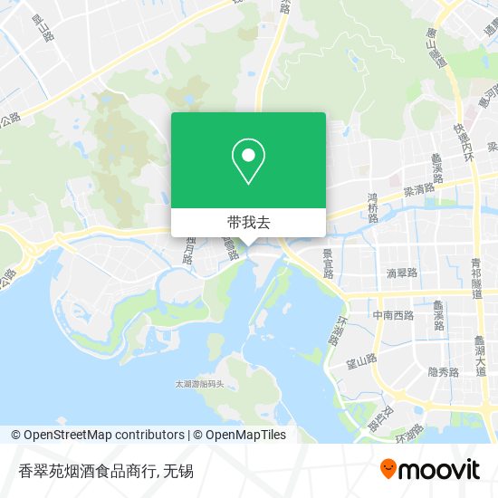 香翠苑烟酒食品商行地图