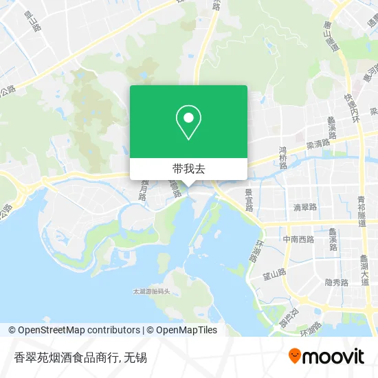 香翠苑烟酒食品商行地图