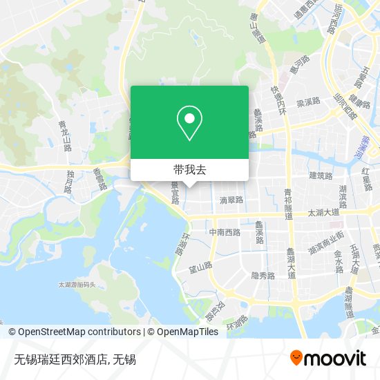 无锡瑞廷西郊酒店地图