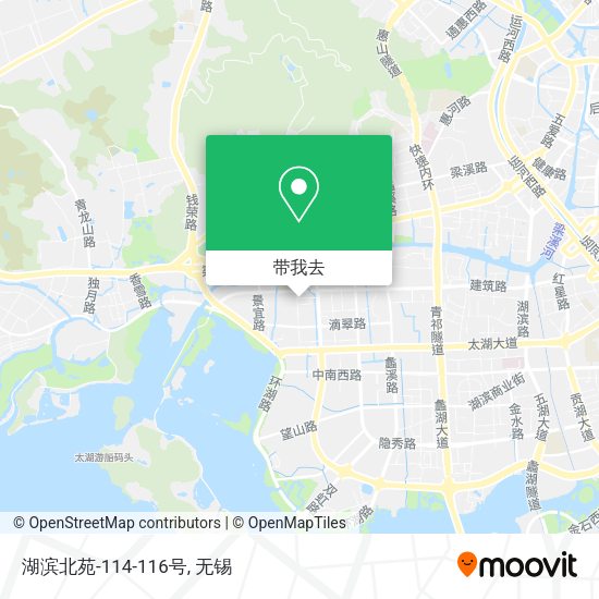 湖滨北苑-114-116号地图