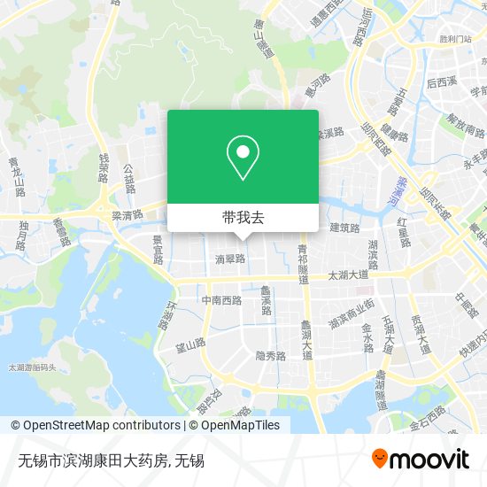 无锡市滨湖康田大药房地图