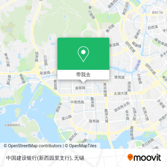 中国建设银行(新西园里支行)地图