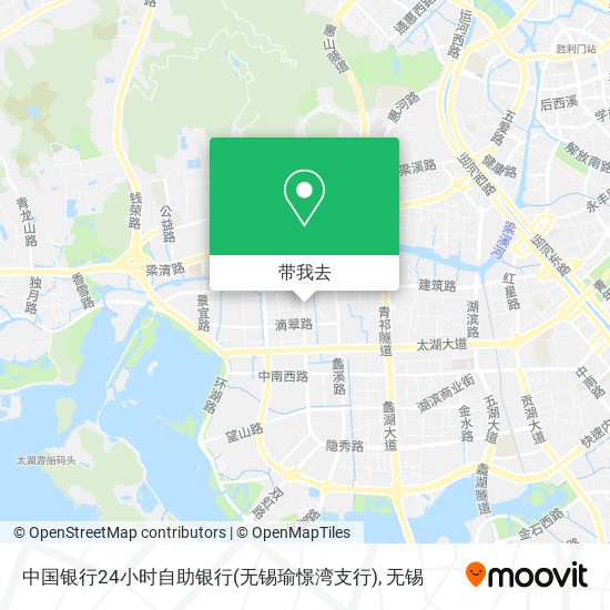 中国银行24小时自助银行(无锡瑜憬湾支行)地图