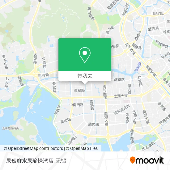 果然鲜水果瑜憬湾店地图