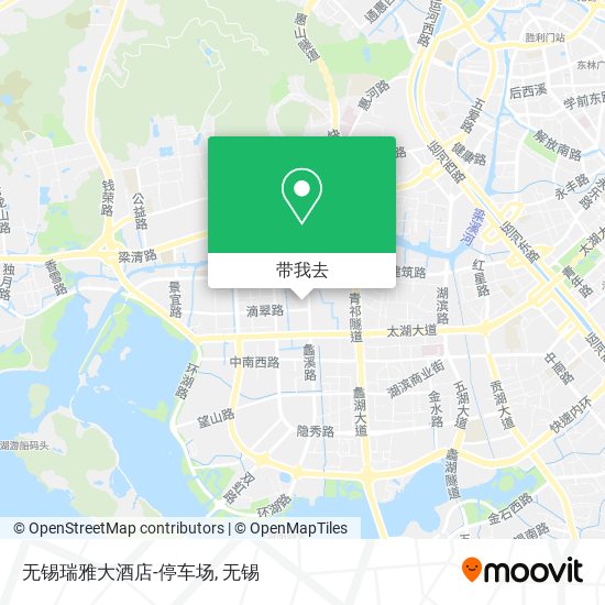 无锡瑞雅大酒店-停车场地图