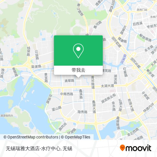 无锡瑞雅大酒店-水疗中心地图