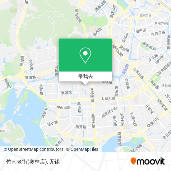 竹南老街(奥林店)地图