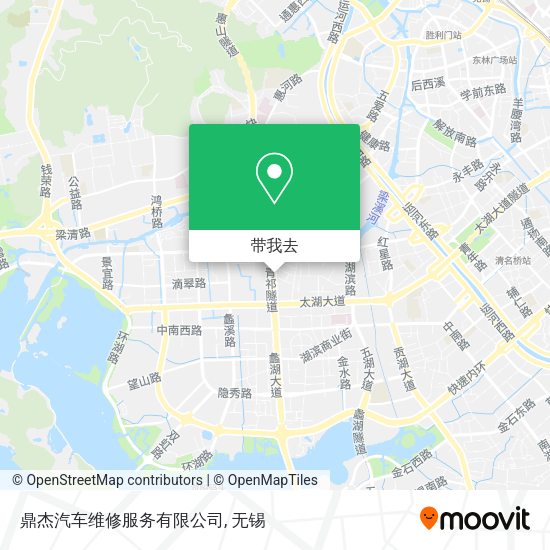 鼎杰汽车维修服务有限公司地图