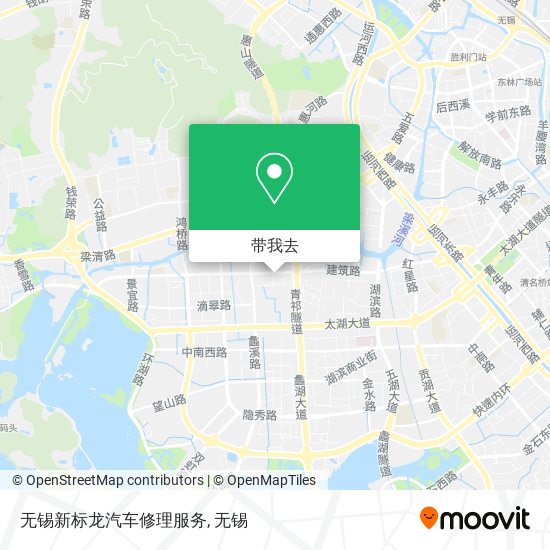 无锡新标龙汽车修理服务地图
