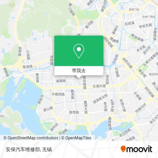 安保汽车维修部地图